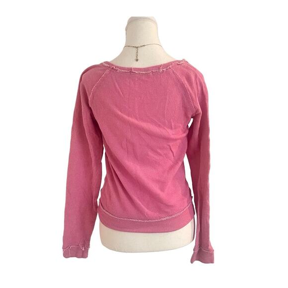 Rewind Pink 86 Embroidered Light weight Sweatshirt Super Cute For Fall Size M - Picture 2 of 5
